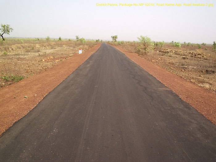 District-Panna, Package No-MP 4001b, Road Name-App. Road Itwakala 2